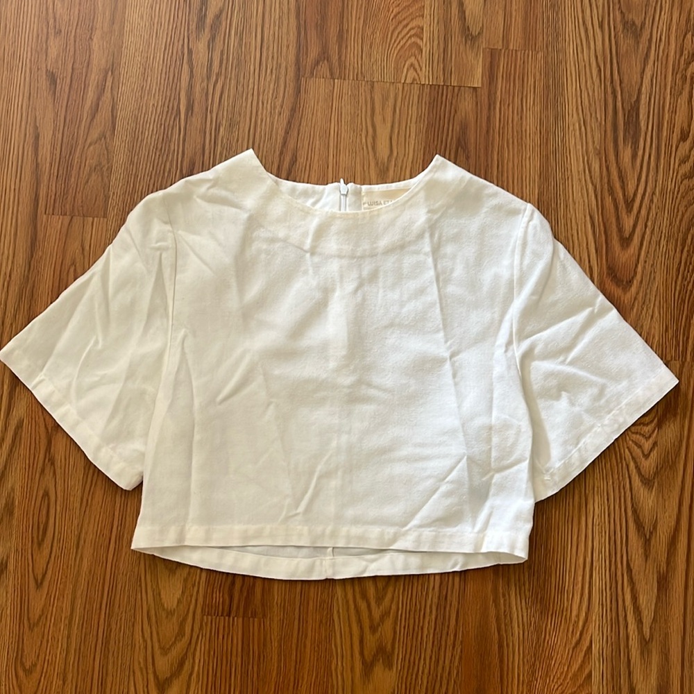 Luisa Et La Luna cropped tee